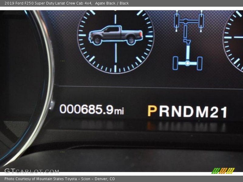 Agate Black / Black 2019 Ford F250 Super Duty Lariat Crew Cab 4x4