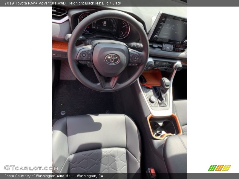 Midnight Black Metallic / Black 2019 Toyota RAV4 Adventure AWD