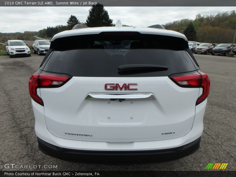 Summit White / Jet Black 2019 GMC Terrain SLE AWD