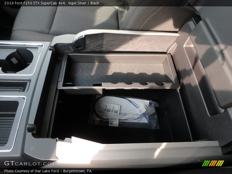 Ingot Silver / Black 2019 Ford F150 STX SuperCab 4x4