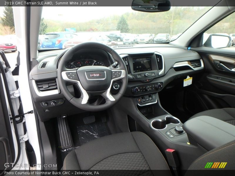 Summit White / Jet Black 2019 GMC Terrain SLE AWD