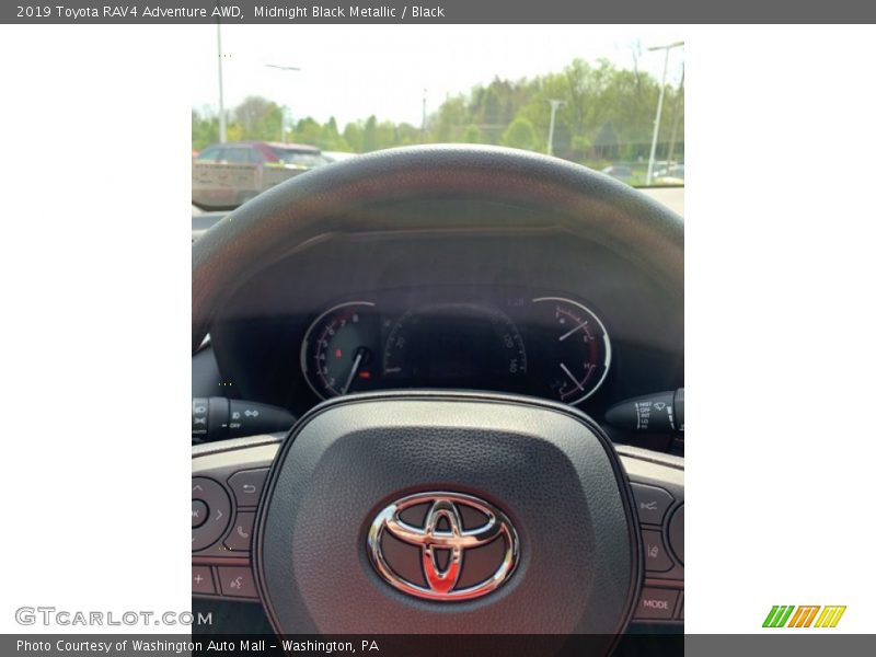 Midnight Black Metallic / Black 2019 Toyota RAV4 Adventure AWD