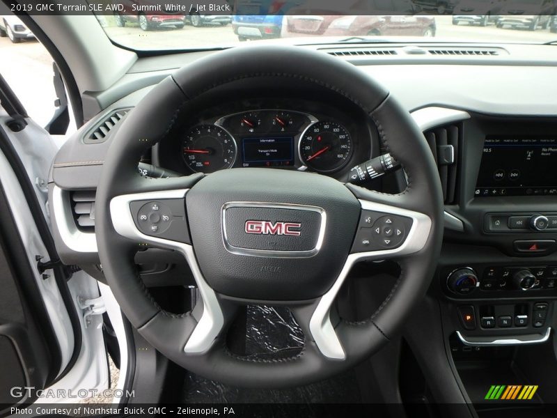 Summit White / Jet Black 2019 GMC Terrain SLE AWD