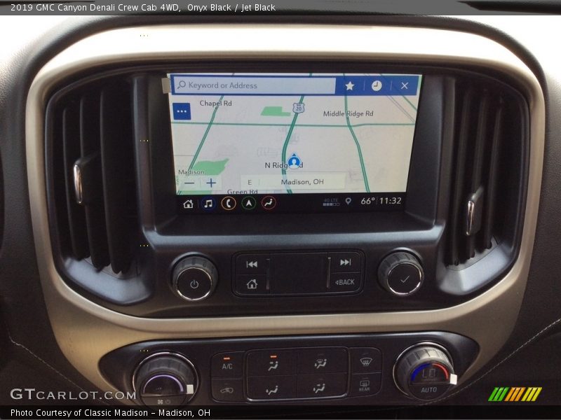 Navigation of 2019 Canyon Denali Crew Cab 4WD