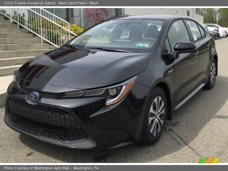 Black Sand Pearl / Black 2020 Toyota Corolla LE Hybrid