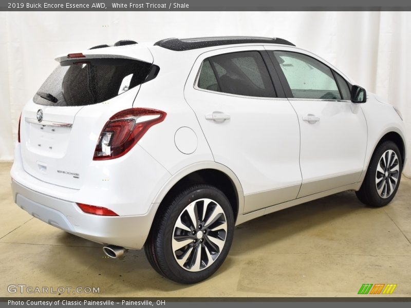 White Frost Tricoat / Shale 2019 Buick Encore Essence AWD