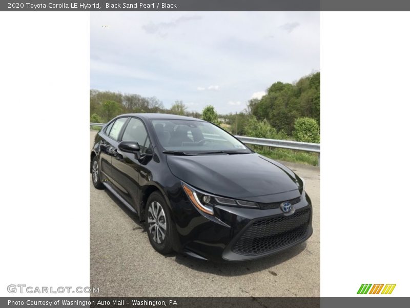 Black Sand Pearl / Black 2020 Toyota Corolla LE Hybrid