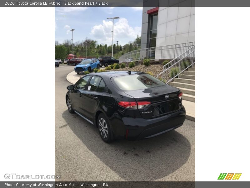Black Sand Pearl / Black 2020 Toyota Corolla LE Hybrid
