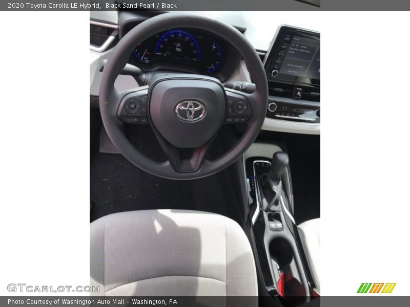 Black Sand Pearl / Black 2020 Toyota Corolla LE Hybrid