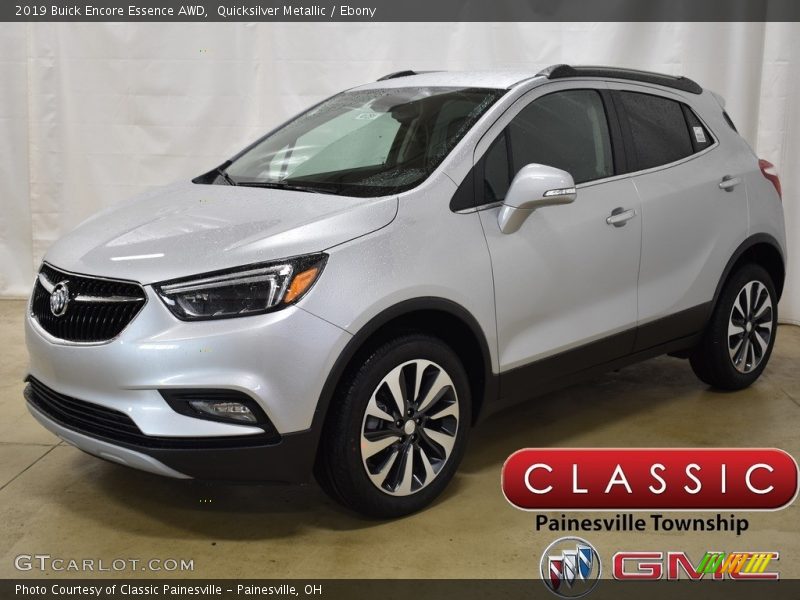 Quicksilver Metallic / Ebony 2019 Buick Encore Essence AWD