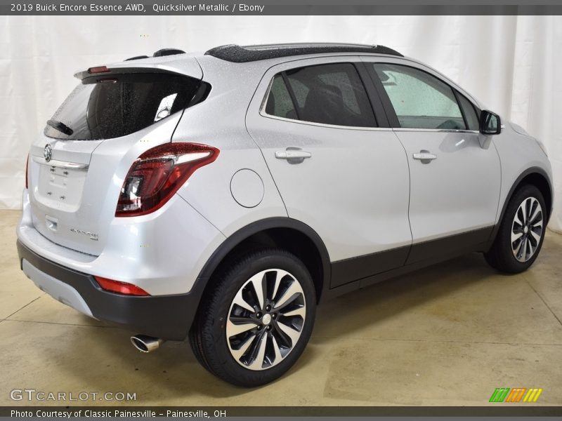 Quicksilver Metallic / Ebony 2019 Buick Encore Essence AWD