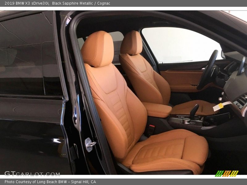 Black Sapphire Metallic / Cognac 2019 BMW X3 sDrive30i