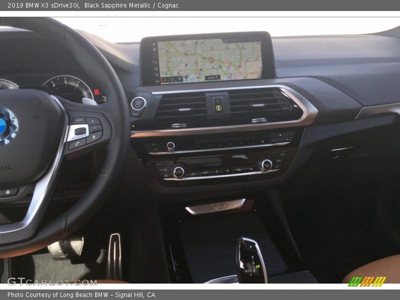 Black Sapphire Metallic / Cognac 2019 BMW X3 sDrive30i