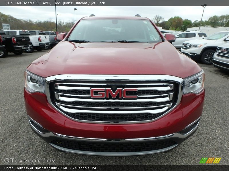 Red Quartz Tintcoat / Jet Black 2019 GMC Acadia SLT AWD