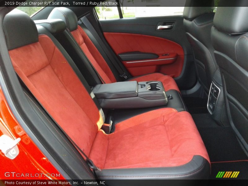 Rear Seat of 2019 Charger R/T Scat Pack