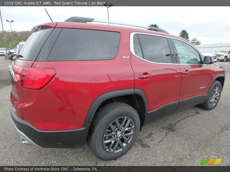 Red Quartz Tintcoat / Jet Black 2019 GMC Acadia SLT AWD