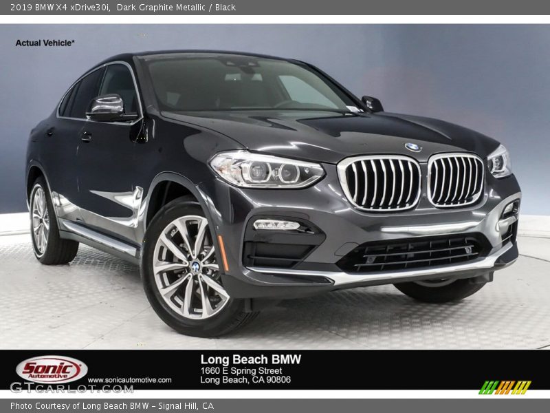 Dark Graphite Metallic / Black 2019 BMW X4 xDrive30i