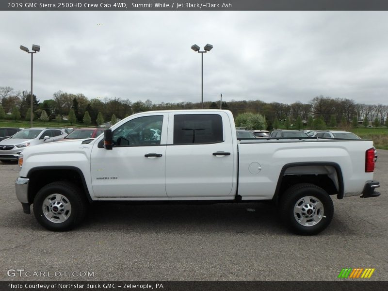Summit White / Jet Black/­Dark Ash 2019 GMC Sierra 2500HD Crew Cab 4WD