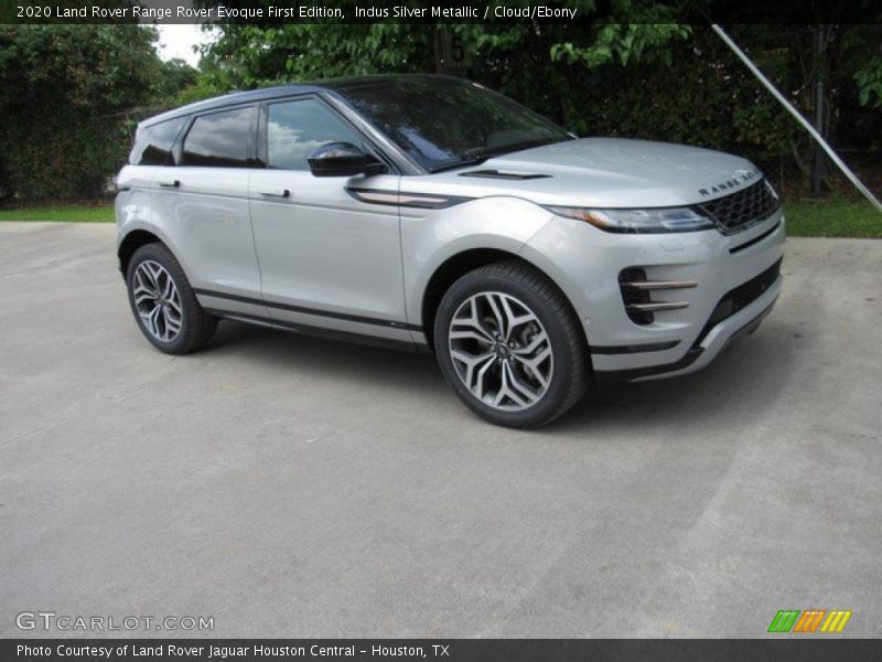 Indus Silver Metallic / Cloud/Ebony 2020 Land Rover Range Rover Evoque First Edition