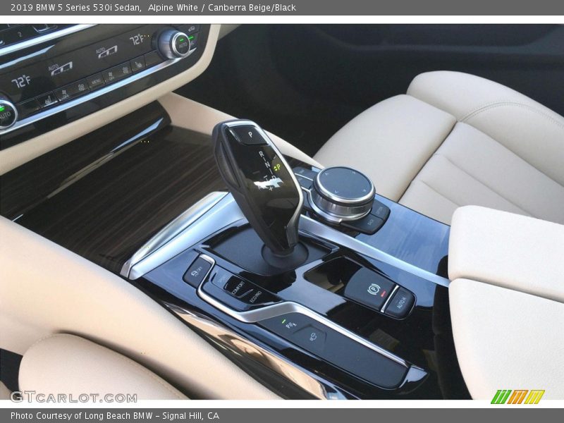 Alpine White / Canberra Beige/Black 2019 BMW 5 Series 530i Sedan