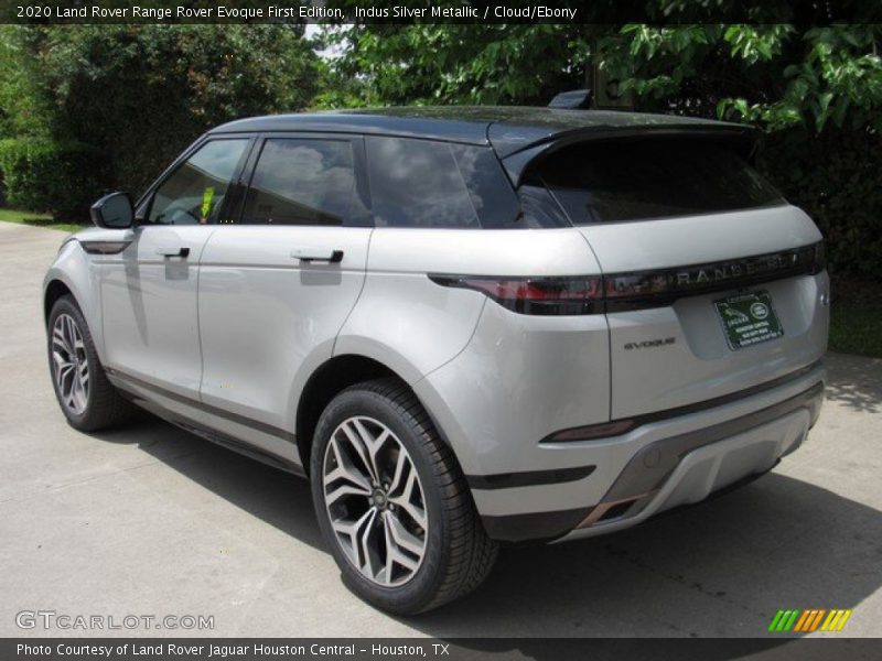 Indus Silver Metallic / Cloud/Ebony 2020 Land Rover Range Rover Evoque First Edition