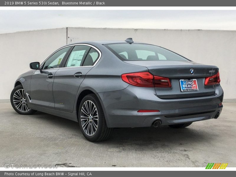 Bluestone Metallic / Black 2019 BMW 5 Series 530i Sedan