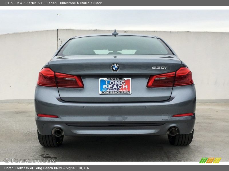 Bluestone Metallic / Black 2019 BMW 5 Series 530i Sedan