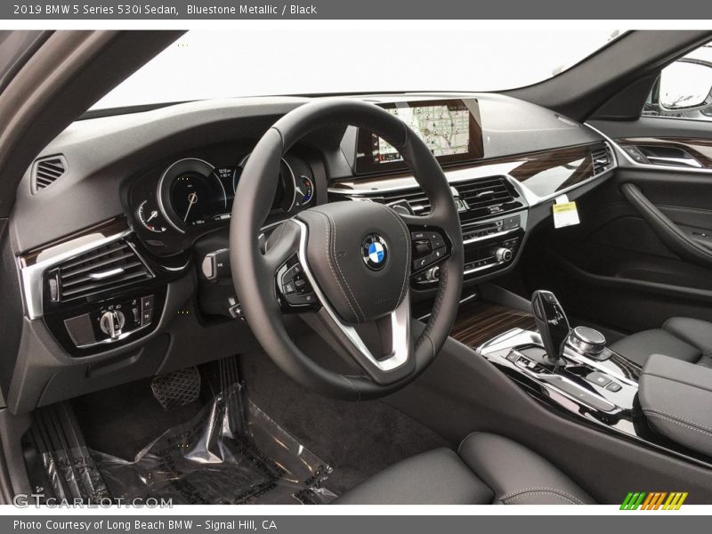 Bluestone Metallic / Black 2019 BMW 5 Series 530i Sedan
