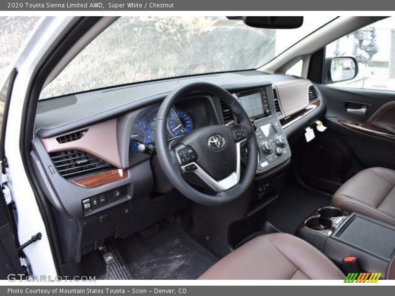 Front Seat of 2020 Sienna Limited AWD