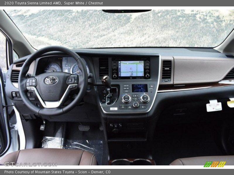 Dashboard of 2020 Sienna Limited AWD