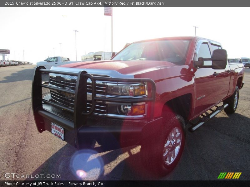 Victory Red / Jet Black/Dark Ash 2015 Chevrolet Silverado 2500HD WT Crew Cab 4x4