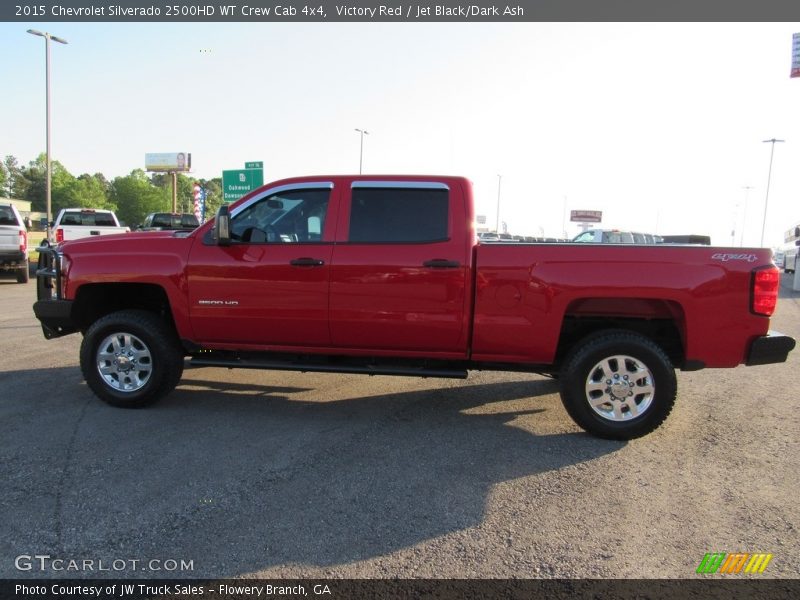 Victory Red / Jet Black/Dark Ash 2015 Chevrolet Silverado 2500HD WT Crew Cab 4x4