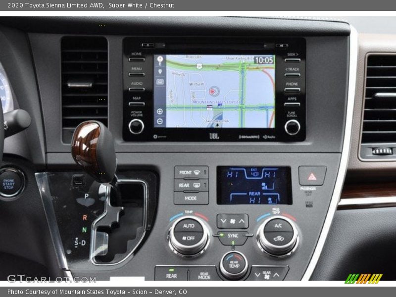 Controls of 2020 Sienna Limited AWD
