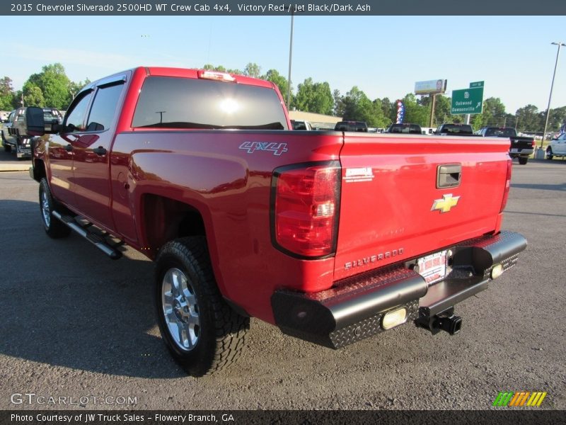 Victory Red / Jet Black/Dark Ash 2015 Chevrolet Silverado 2500HD WT Crew Cab 4x4