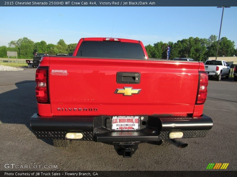 Victory Red / Jet Black/Dark Ash 2015 Chevrolet Silverado 2500HD WT Crew Cab 4x4