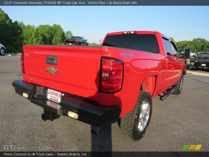 Victory Red / Jet Black/Dark Ash 2015 Chevrolet Silverado 2500HD WT Crew Cab 4x4