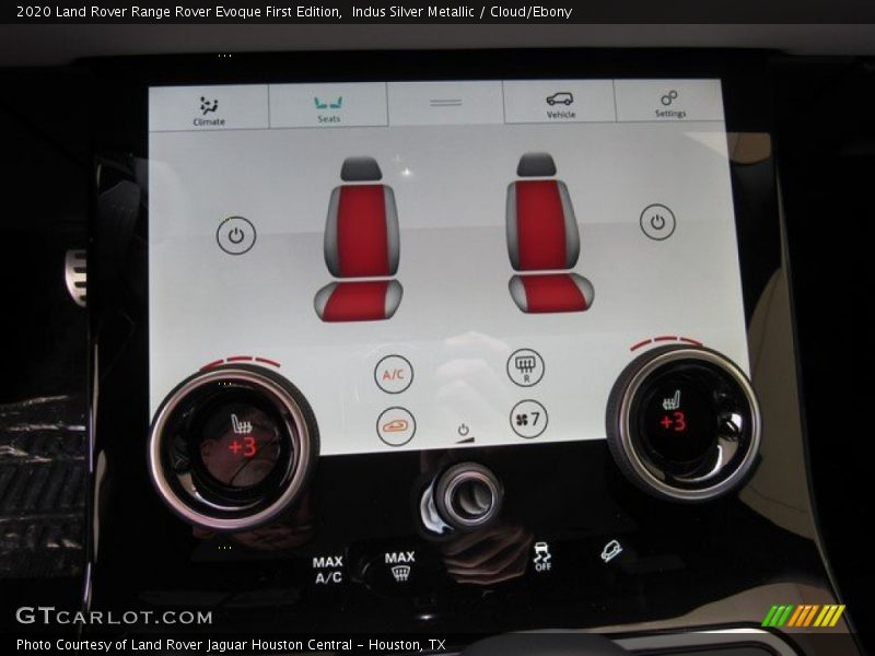 Controls of 2020 Range Rover Evoque First Edition