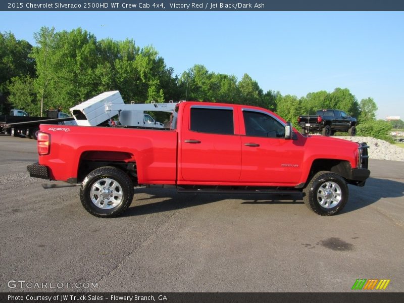 Victory Red / Jet Black/Dark Ash 2015 Chevrolet Silverado 2500HD WT Crew Cab 4x4
