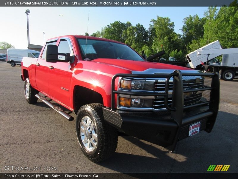 Victory Red / Jet Black/Dark Ash 2015 Chevrolet Silverado 2500HD WT Crew Cab 4x4