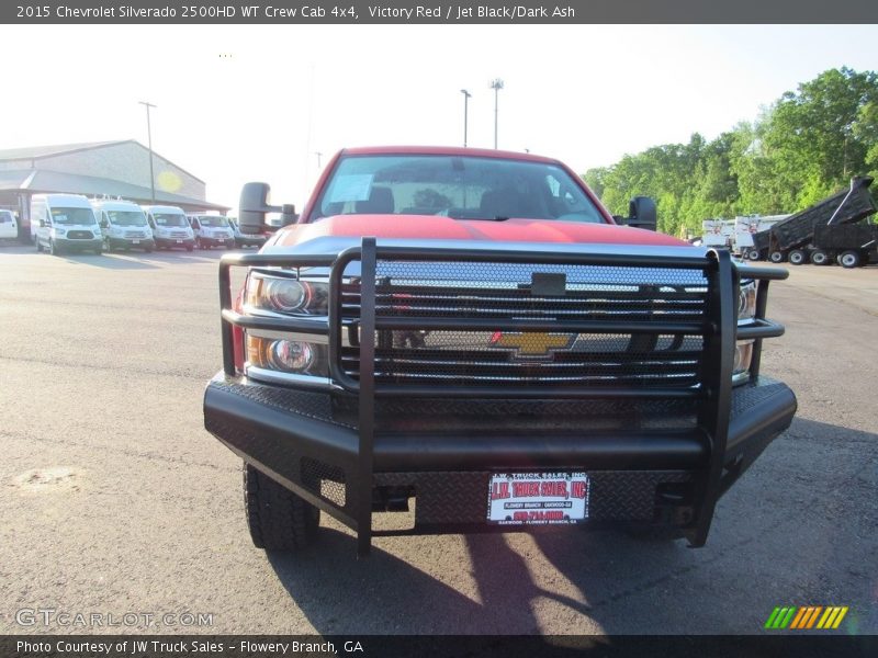 Victory Red / Jet Black/Dark Ash 2015 Chevrolet Silverado 2500HD WT Crew Cab 4x4