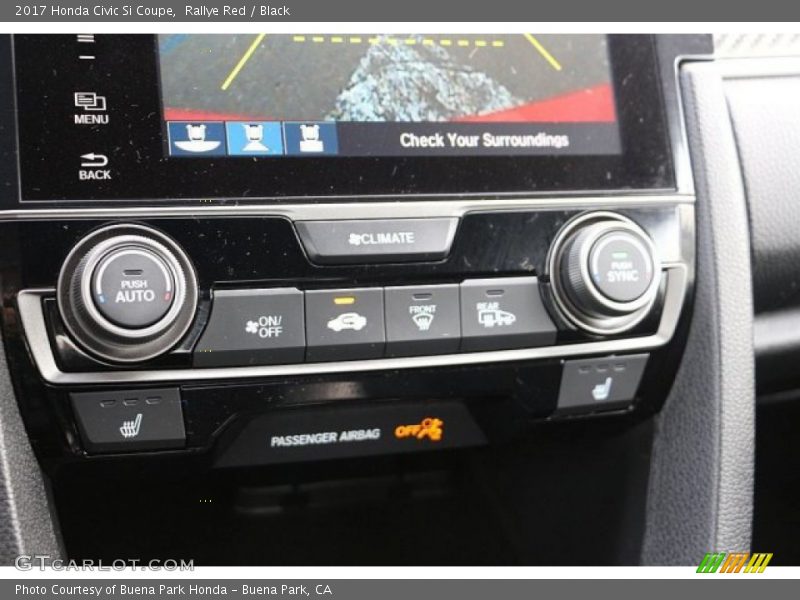 Rallye Red / Black 2017 Honda Civic Si Coupe