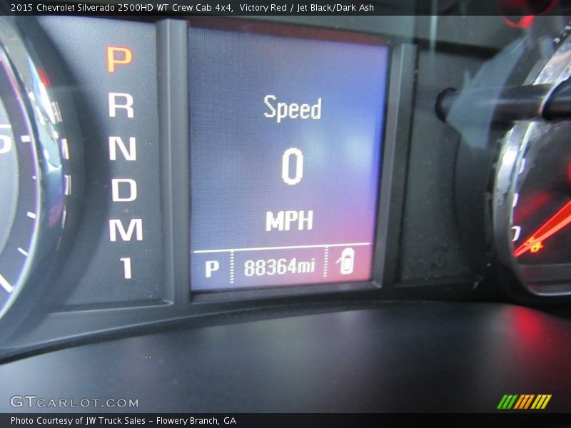Victory Red / Jet Black/Dark Ash 2015 Chevrolet Silverado 2500HD WT Crew Cab 4x4