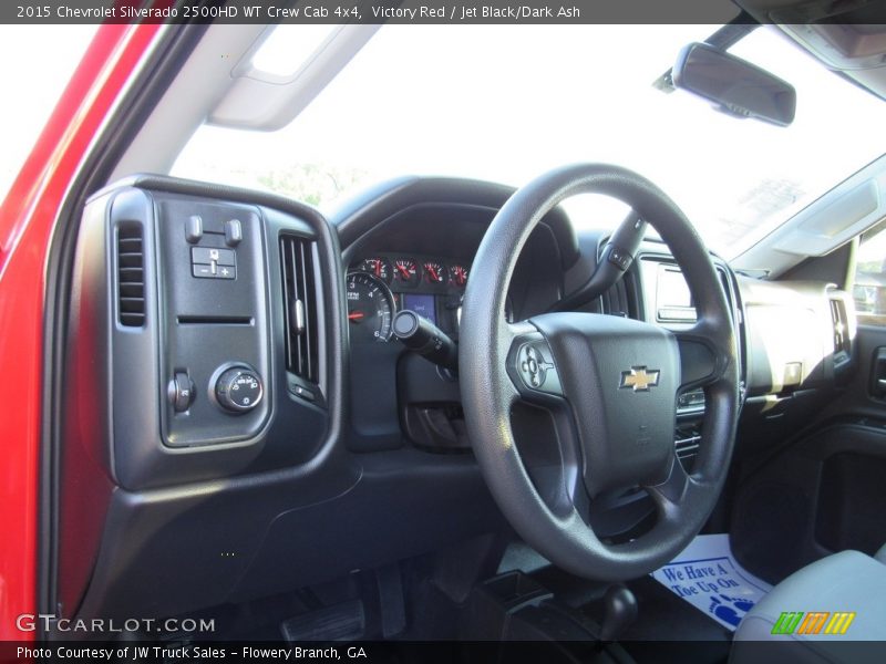 Victory Red / Jet Black/Dark Ash 2015 Chevrolet Silverado 2500HD WT Crew Cab 4x4