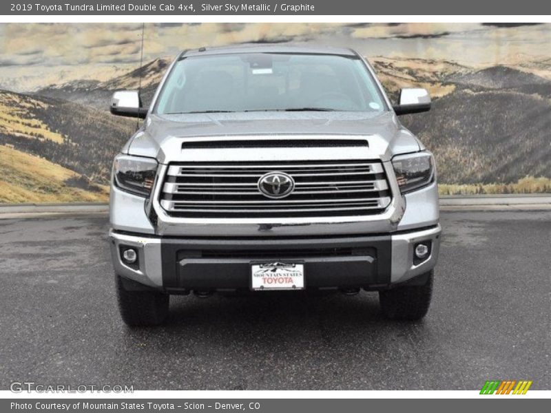 Silver Sky Metallic / Graphite 2019 Toyota Tundra Limited Double Cab 4x4