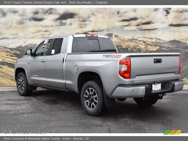 Silver Sky Metallic / Graphite 2019 Toyota Tundra Limited Double Cab 4x4