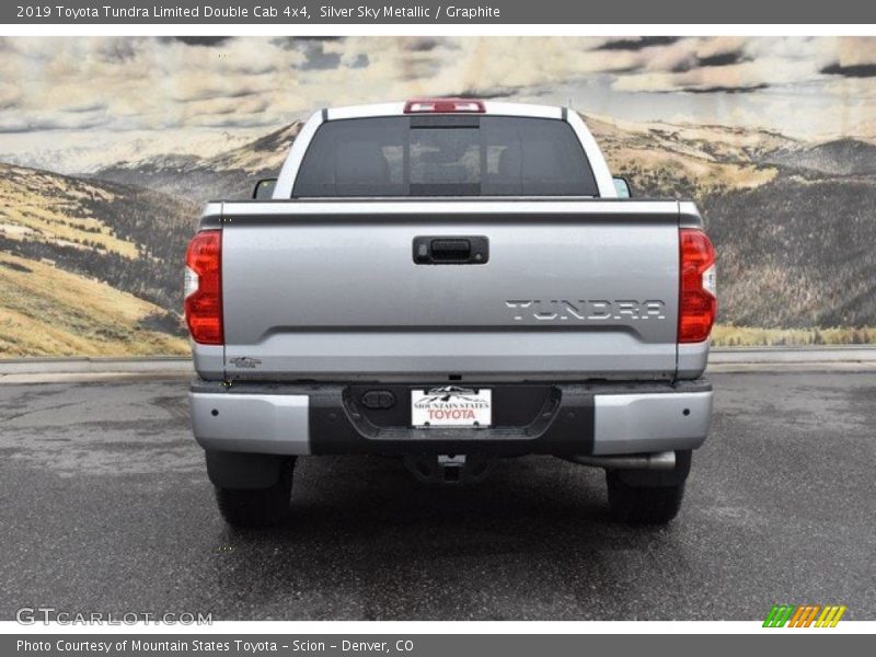 Silver Sky Metallic / Graphite 2019 Toyota Tundra Limited Double Cab 4x4