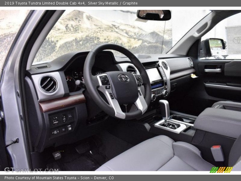 Silver Sky Metallic / Graphite 2019 Toyota Tundra Limited Double Cab 4x4