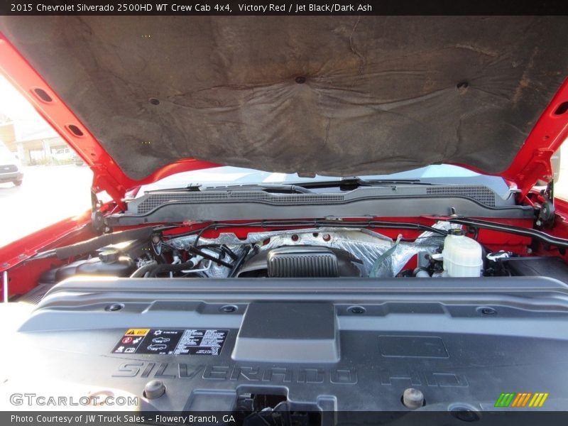 Victory Red / Jet Black/Dark Ash 2015 Chevrolet Silverado 2500HD WT Crew Cab 4x4