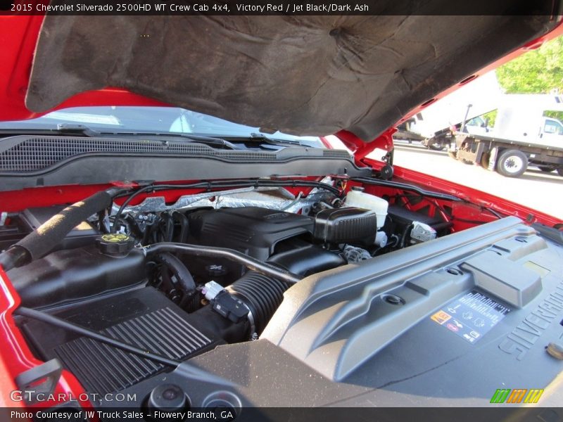 Victory Red / Jet Black/Dark Ash 2015 Chevrolet Silverado 2500HD WT Crew Cab 4x4