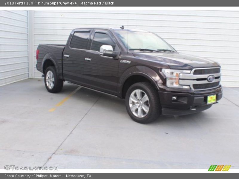 Magma Red / Black 2018 Ford F150 Platinum SuperCrew 4x4